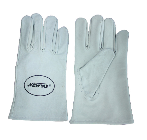 SHORT LEATHER GLOVES 8 INCHES