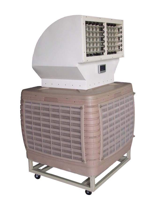 KS2P-18C210-AO :Evaporative air cool mobile type (Airflow 18,000 m3/hr)