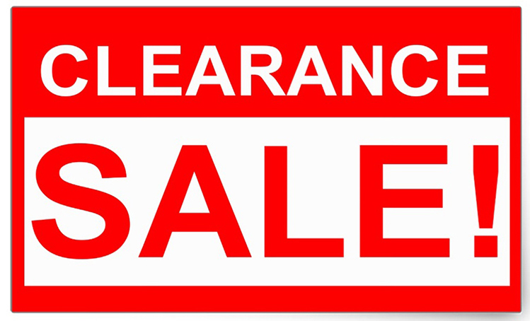 CLEARANCE SALE